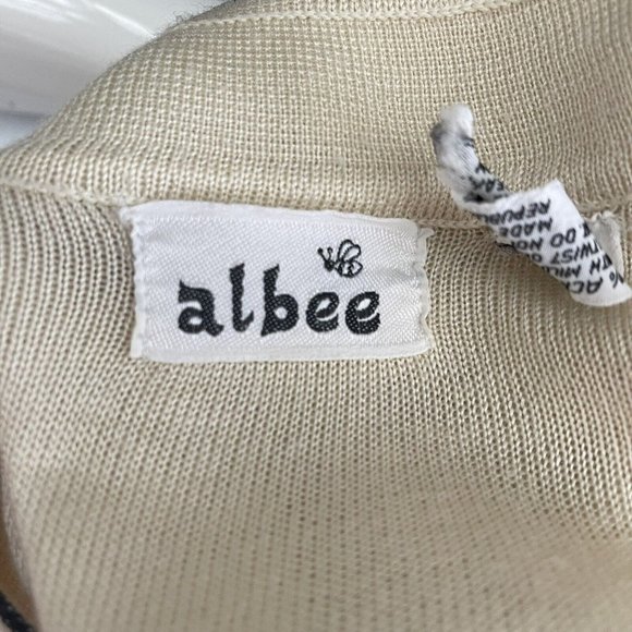 Vintage 70’s/80’s Knit Acrylic Sweater By Albee, M/L - Picture 4 of 5